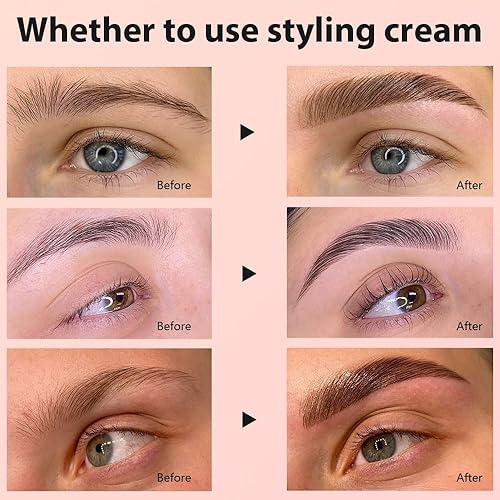 Miniatura 4 de Kit de jabón para cejas, 2 unidadesjuego de cera para peinar la congelación de cejas, impermeable, de larga duración, gel de tinte transparente,