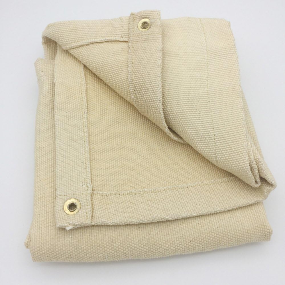 Welding Blanket 35oz 1200g/m2 Tan Fiberglass Sparks Protector 1mx2m (1mx2m)