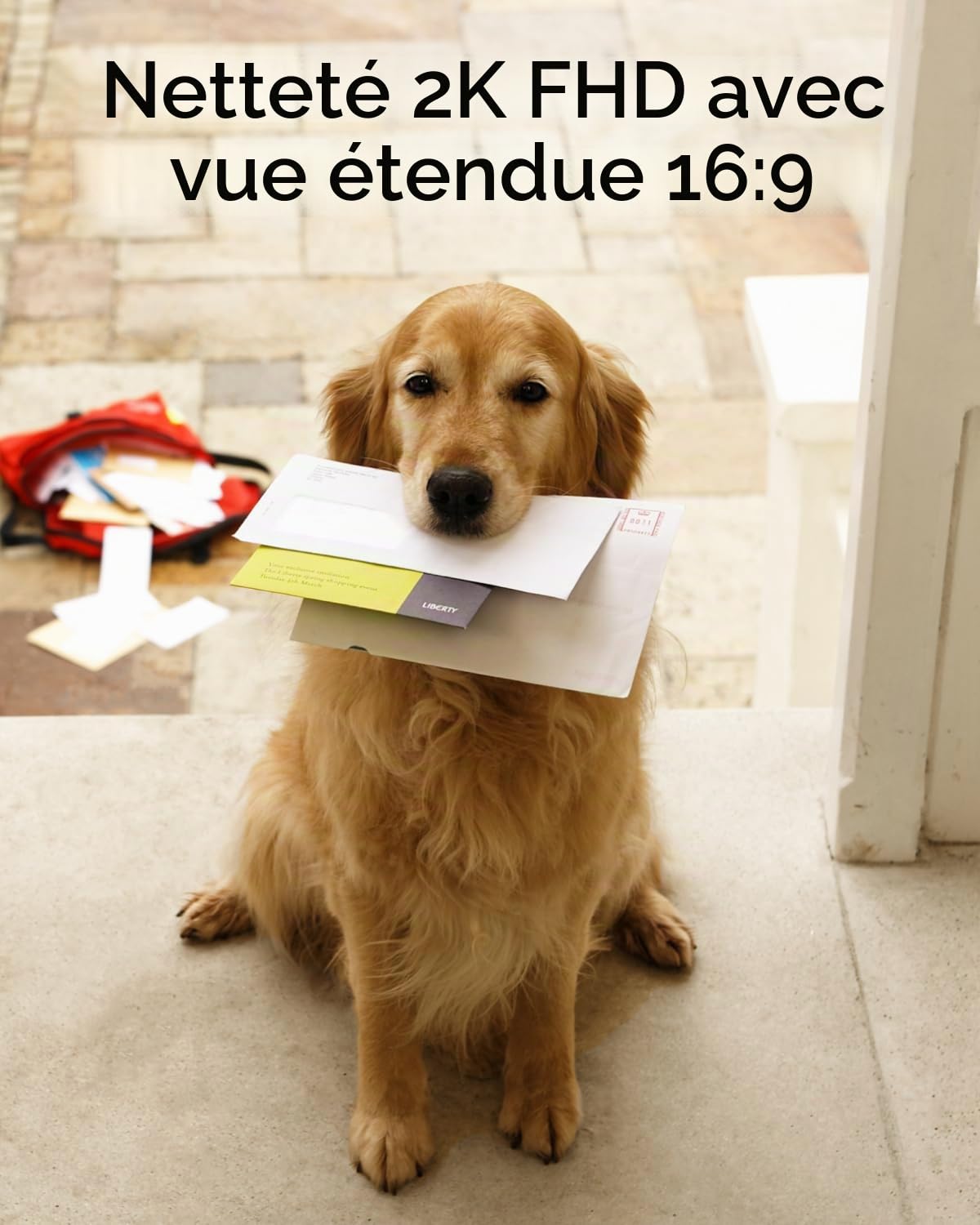 eufy Video Sonnette de Porte avec Caméra C30, Batterie, 2K FHD, Grand Angle 16:9, Vision Nocturne, Installation Facile, Appels Vidéo, Reconnaissance de Personnes et de Mouvements, Compatible avec