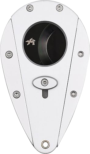 Miniatura 3 de Xikar Cortador de cigarros Xi1, cuchillas de acero inoxidable 440C con clasificación Rockwell HRC 57, calibre de anillo 54 a 60, acción doble de