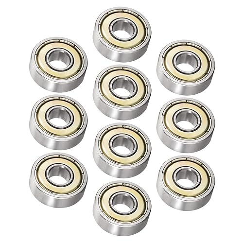 606-2RS Rodamiento de bolas de ranura profunda 0.236 in x 0.669 in x 0.236 in doble sellado acero de alto carbono Z1 Rodamientos 8pcs