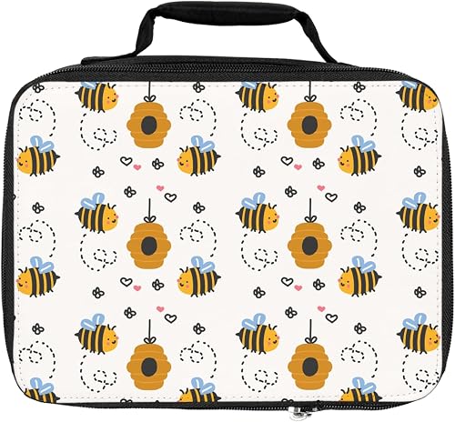 Honey Bees Insulated Lunch Box Cooler