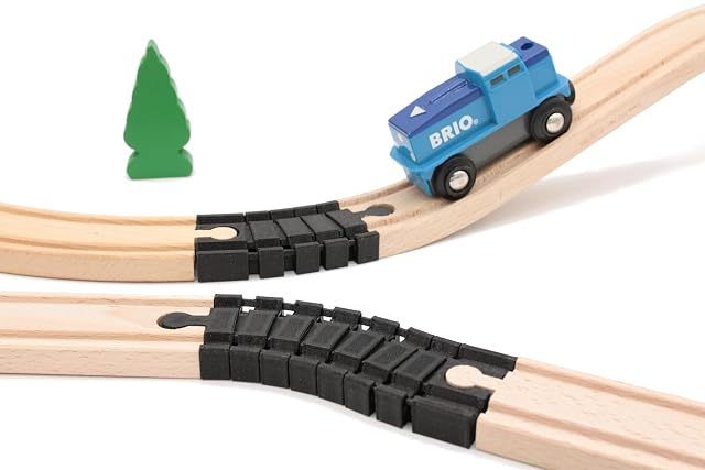 Foto 6 de 7 de Locorico - 2 rieles extensibles para tren de madera compatibles Brio