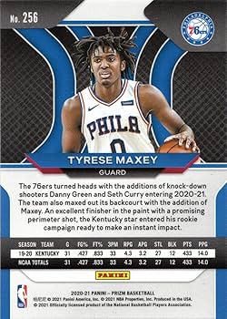 NBA カード2020ドラフトピックプリズムタイラーマキシーサインカード タイリース マクシーpsa6 直筆サインルーキーカード - メルカリ
