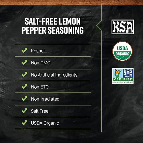 Miniatura 4 de Frontier - Condimento orgánico sin sal, pimienta de limón, 2.5 onzas