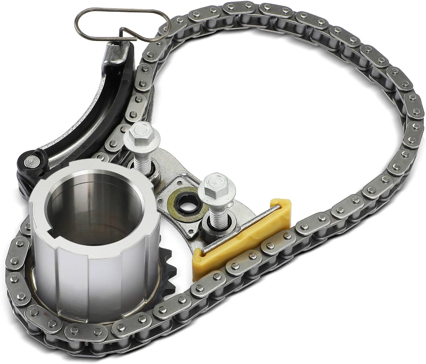 A-Premium 3-PC Engine Timing Chain Kit with Sprocket & Tensioner Compatible with Chevrolet, GMC & Cadillac Cars - Silverado, Tahoe, Suburban, Express, Camaro, Sierra, Yukon, Escalade - 5.3L 6.2L 6.6L