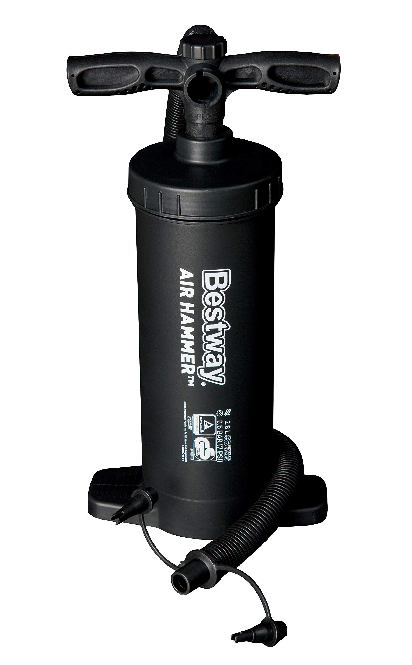 Bestway Luftpumpe Doppelhubkolbenpumpe Air Hammer, 37 cm, 62088B-03