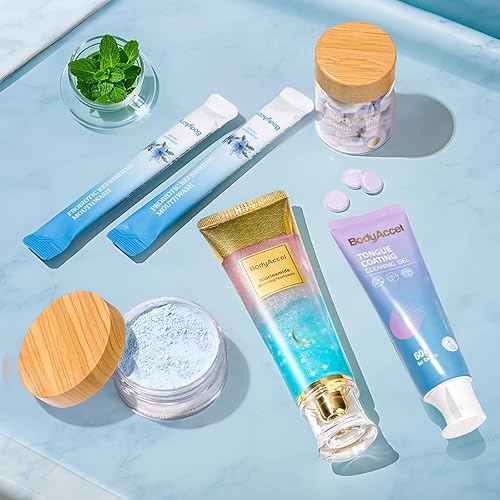 Miniatura 9 de BodyAccel Pasta de dientes blanqueadora con Niacinamida  Pasta de dientes blanqueadora natural con Niacinamida, fórmula suave para dientes más