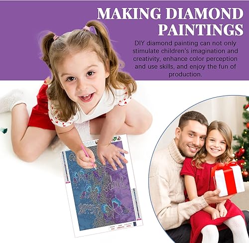 Miniatura 6 de antor Kit de pintura de diamantes, 12 x 16 pulgadas, pintura por números para adultos principiantes, pintura de puntos de diamante de taladro