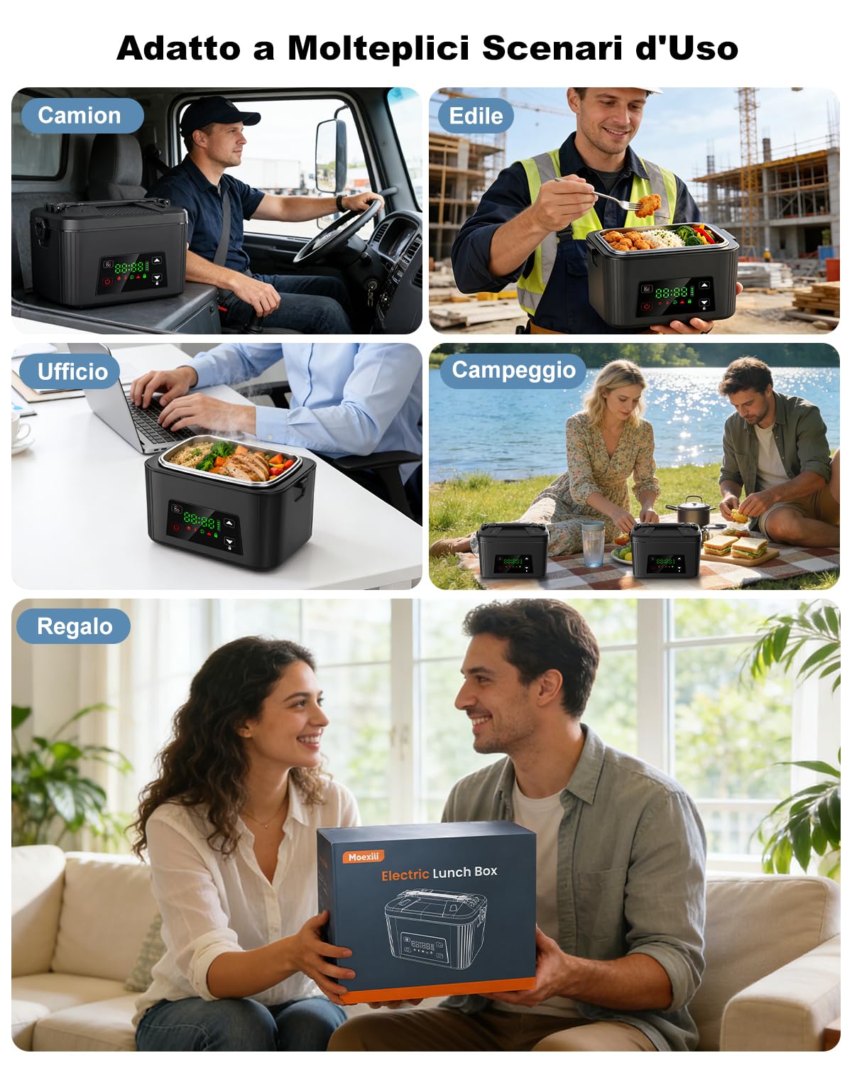 1.5L Scaldavivande Elettrico Portatile 100W