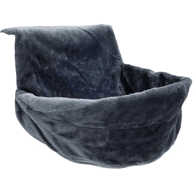 Foto 2 de 5 de Nuiorfty Cama Colgante para Gatos Cama Hamaca para Gatos de Felpa Lavable Extraíble Suave y Cálida…