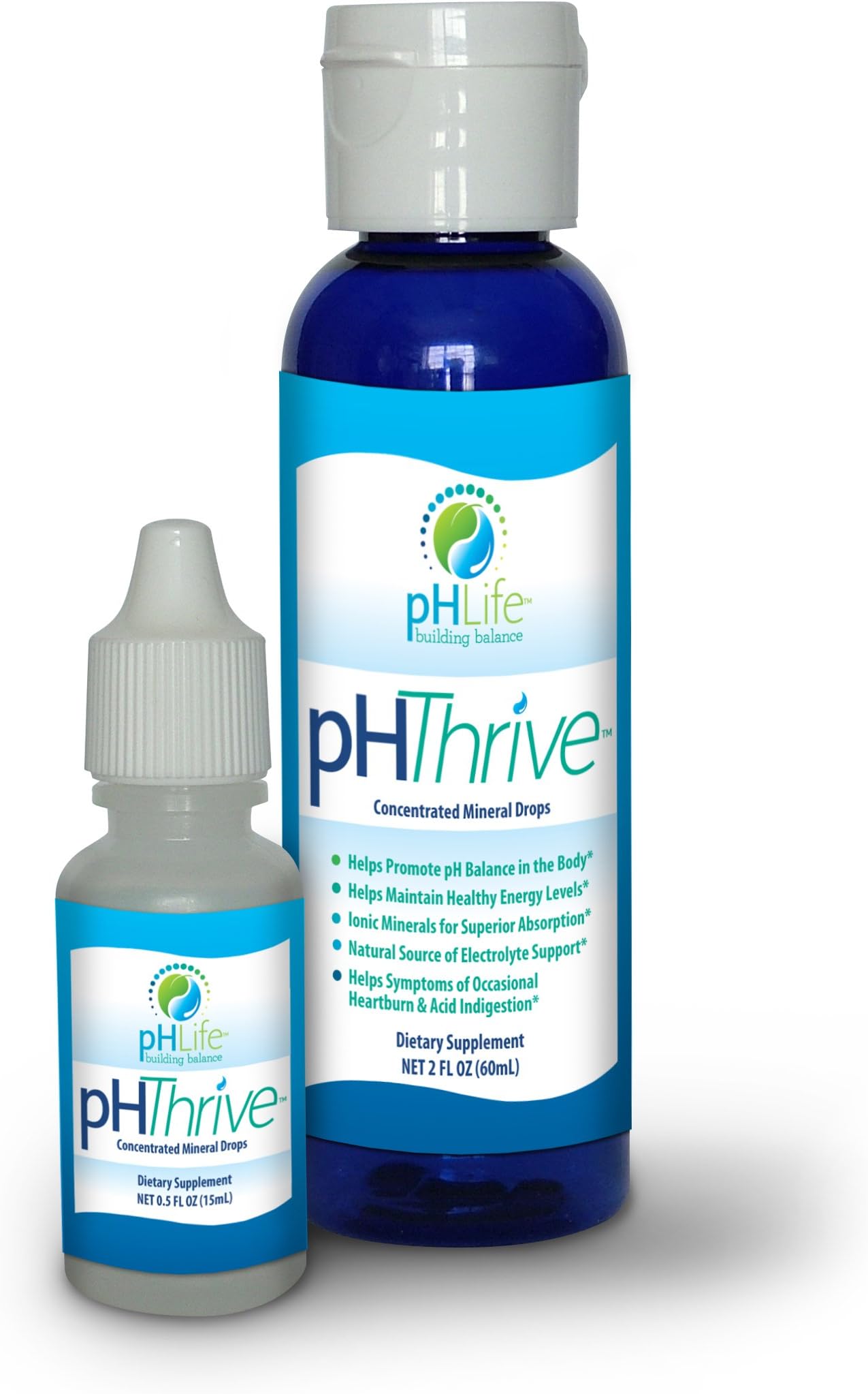 pH Thrive Bundle; Alkaline Minerals, pH Drops, Mineral Drops