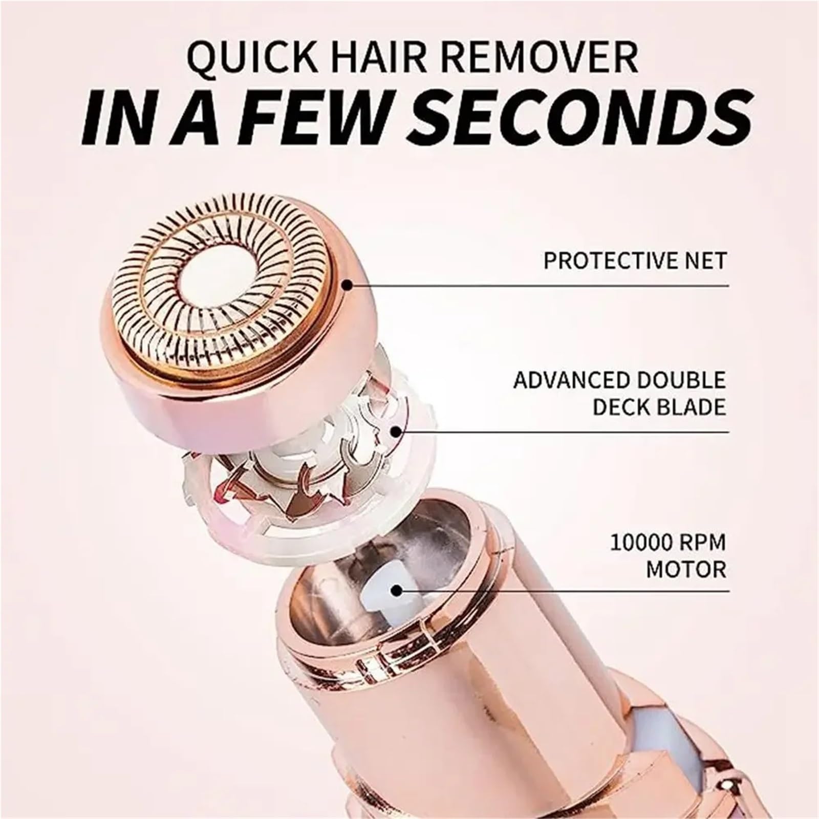 Cabezales De Repuesto Compatibles Con FlawlessFacial Y Finishing Touch.(Blade Head 12 pcs)