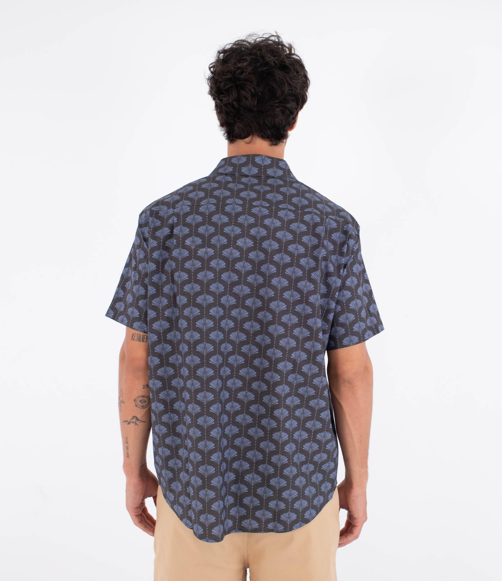 Hurley Men's Short-Sleeved Shirt - Printing Press Arbore T-Shirt Hombre (Pack de 1)