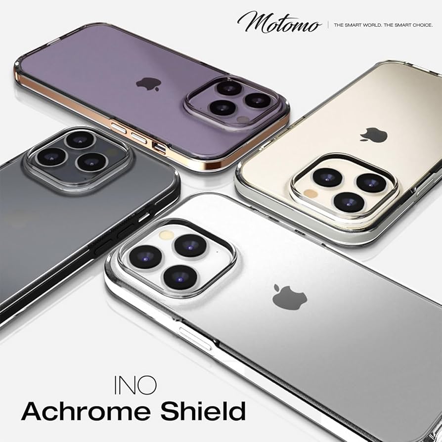 Amazon.co.jp: motomo iPhone 15 用 ケース INO Achrome Shield Case