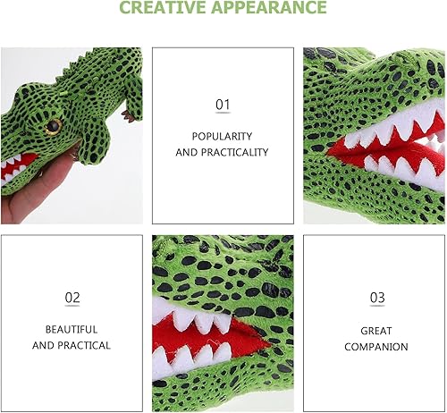 Miniatura 5 de Toyvian Llavero de cocodrilo de peluche de cocodrilo de peluche de cocodrilo de peluche animal de peluche llavero lindo animal de peluche