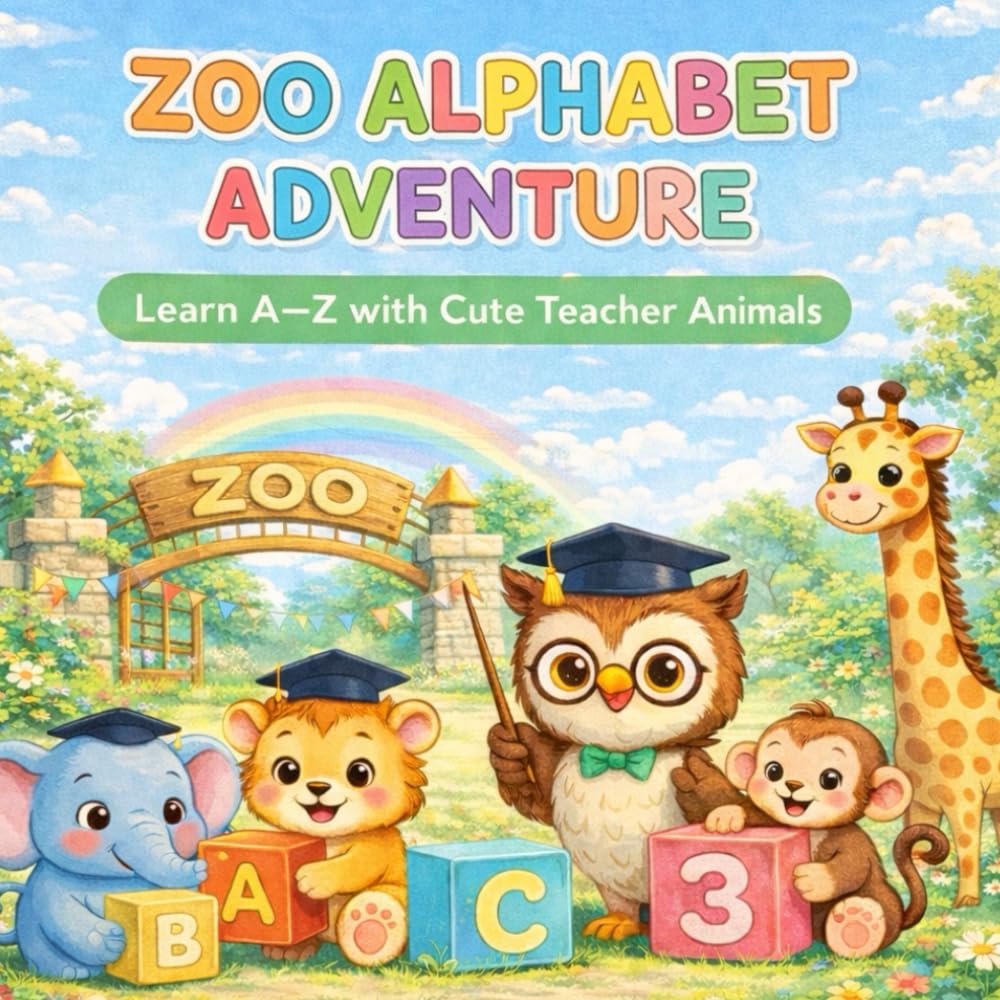 Zoo Alphabet Adventure: Learn A–Z with Cute Teacher Animals