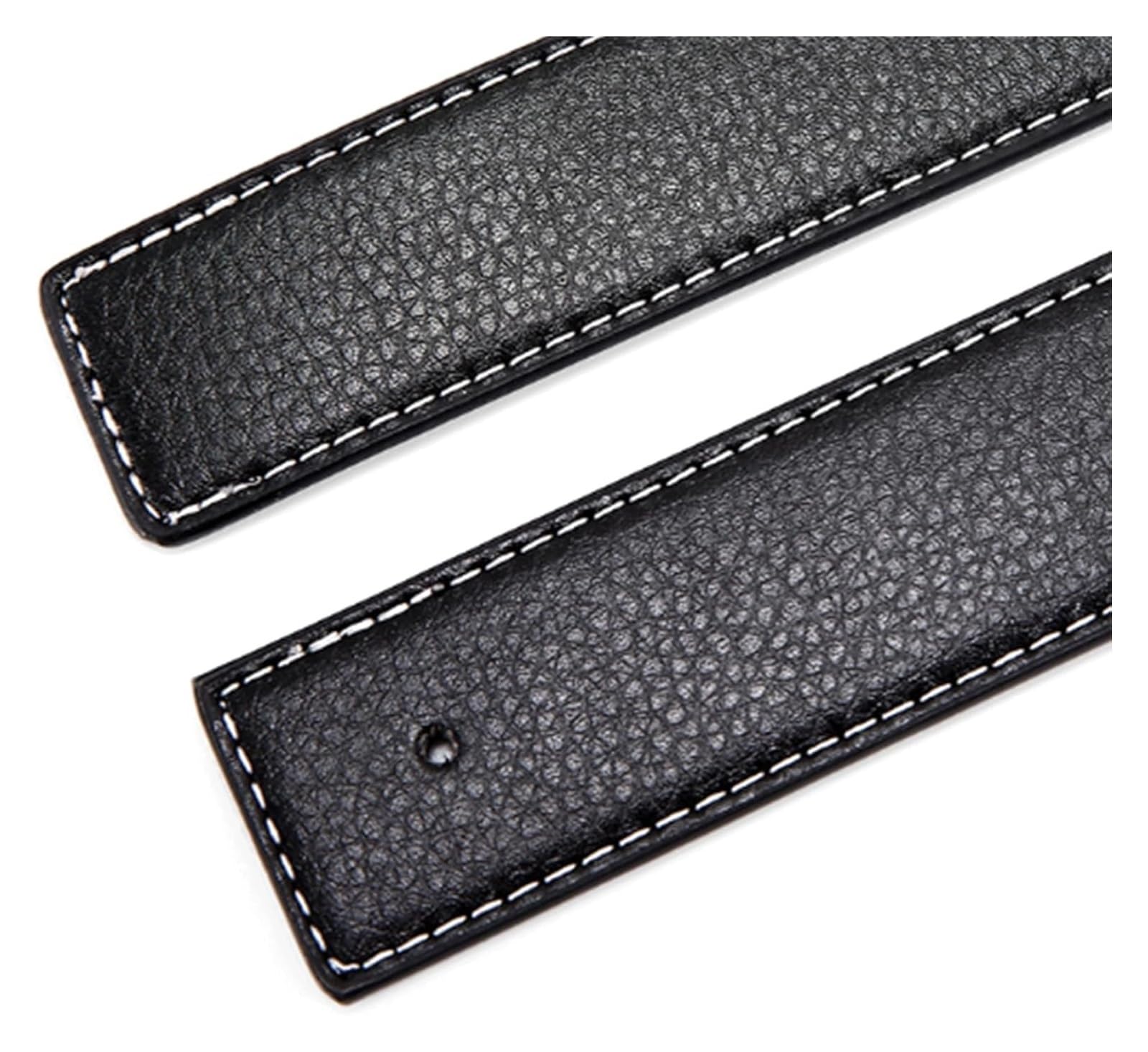 Cinturones para hombre, Cinturón de lujo sin hebilla Cinturones con lisa for hombres