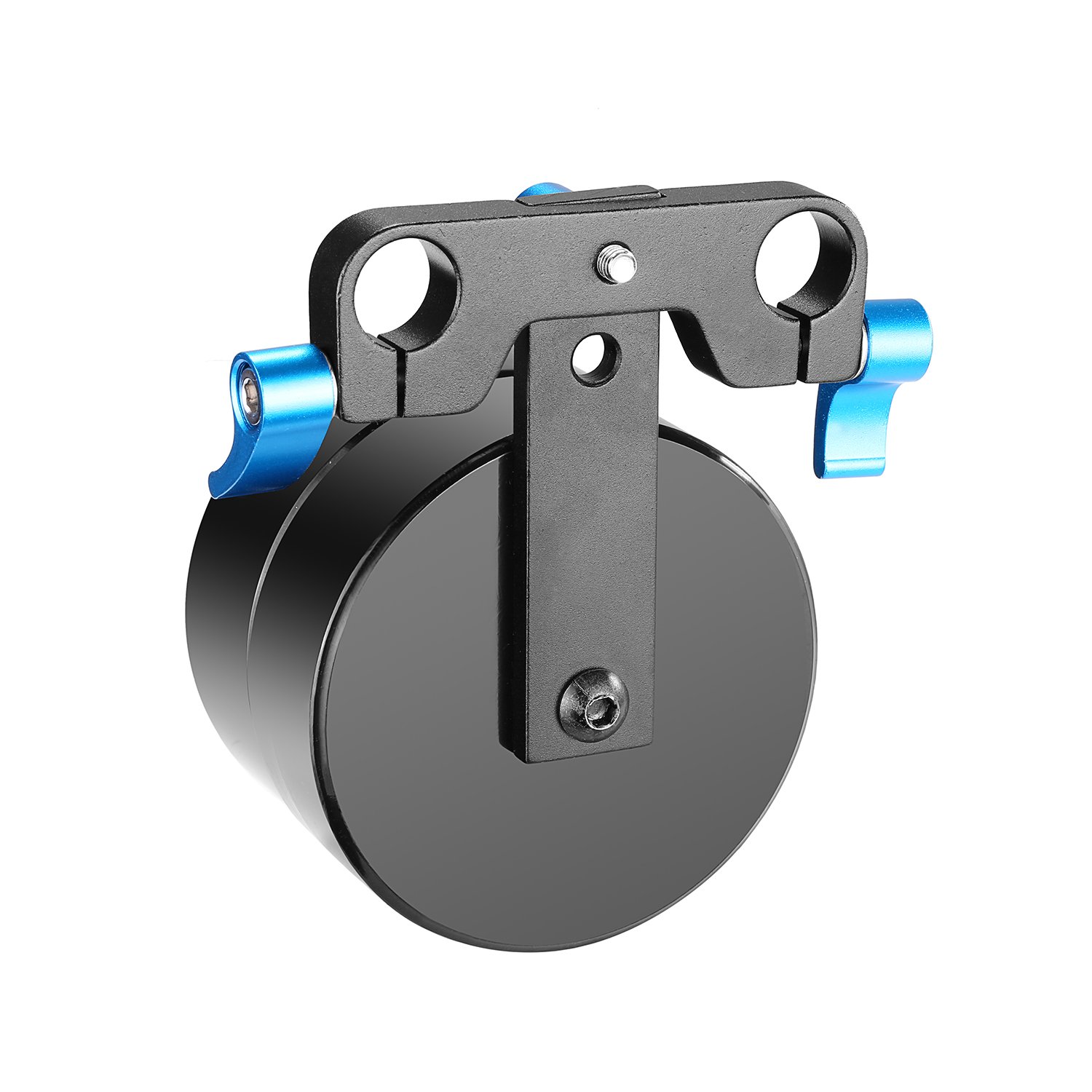 Neewer Shoulder Rig de Aleación de Aluminio 2.1kg Contrapeso Removible Contador Extraíble para Equilibrar el Aparejo de Montaje en el Hombro que se Adapta a las Barras de 15mm (Azul+Negro)