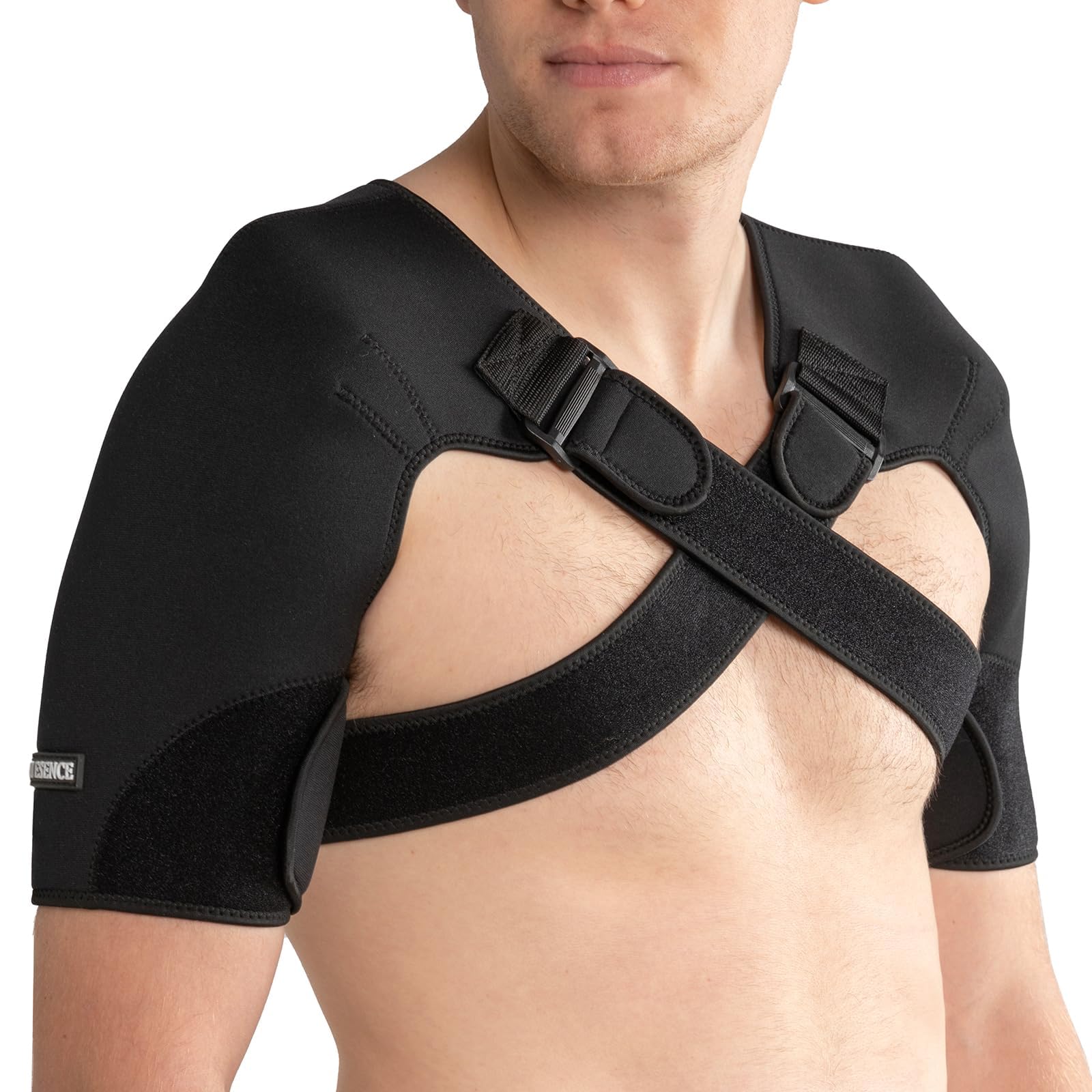 U.Y.U ESENCE Double Shoulder Brace for Women & Men,Shoulder Pain Relief Double Shoulder Support,Adjustable Shoulder Brace for Rotator Cuff,Frozen Shoulder,AC Joint Pain Relief,Shoulder Wrap (Large)