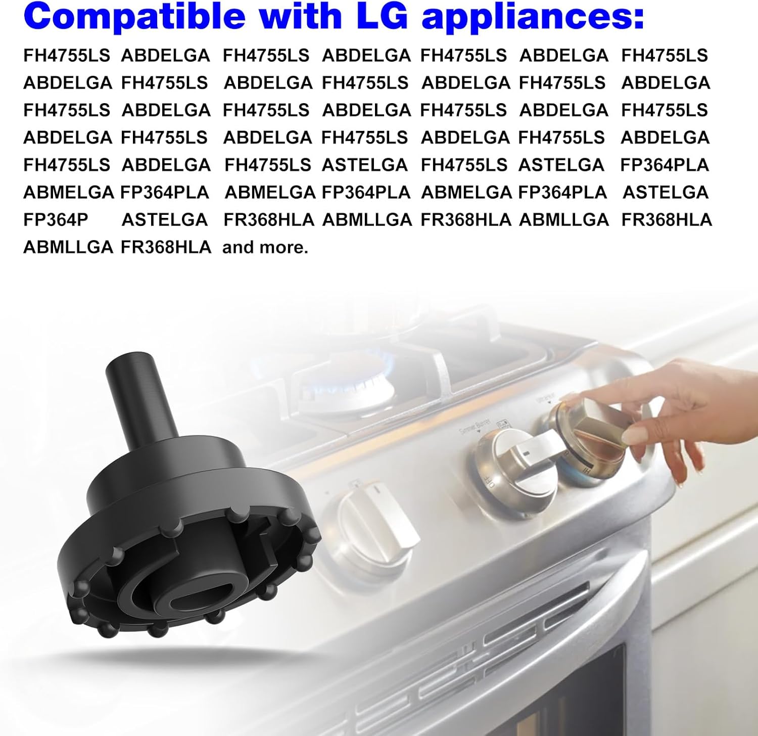 Appliance Knobs Supporter Lever Replacement LG MJH64334701 Stove Parts, Control Lever knob/Appliance Stove Knobs Supporter Lever - 2 Pack