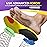 TANSTC Insoles for Women Plantar Fasciitis Insoles Arch Support Shoe Insoles Men Orthotics Flat Feet Pain Relief Professional Sport Insoles Shock Absorption Work Boot Shoe Insoles,S