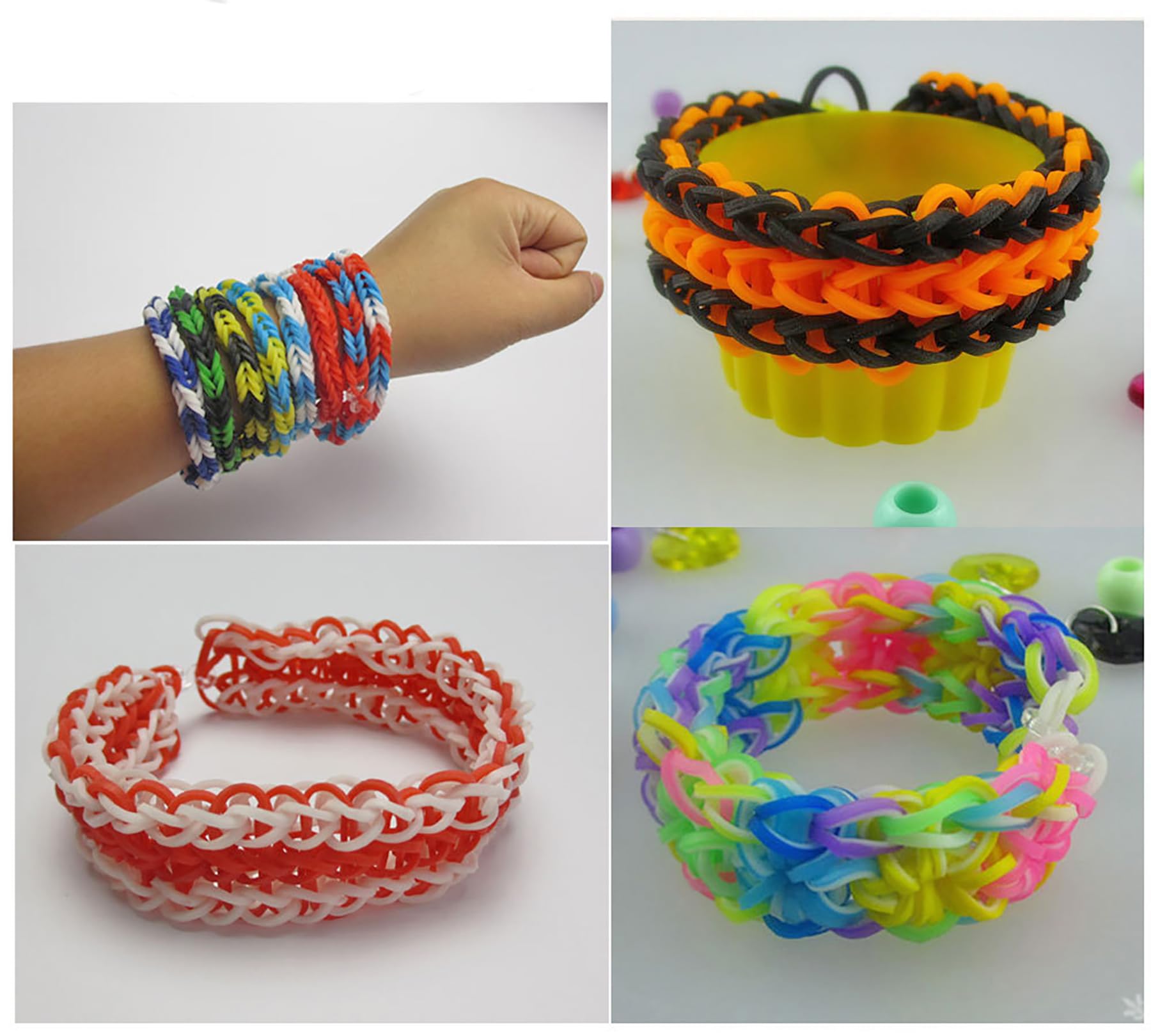 200 Elastici Resistanti E Colorati - Per Ufficio, Casa E Industria - Dimensioni 38 Mm - Foto 4