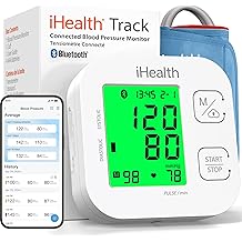 iHealth Track Smart Upper Arm Blood Pressure Monitor with Wide Range Cuff that fits Standard to Large Adult Arms, Bluetooth Compatible for iOS &amp; Android Devices