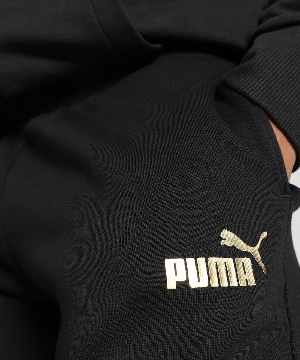 Puma Pantalon en Tricot Ess+ Metallic Pants FL pour Femme