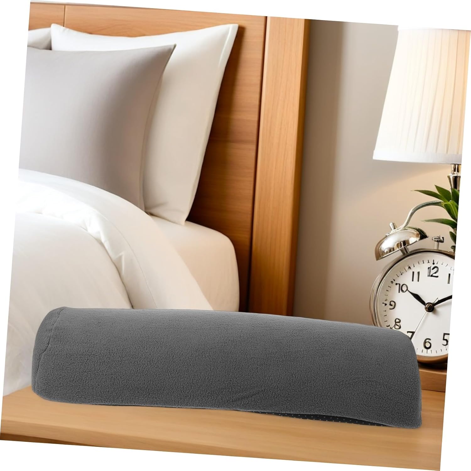 Half-Round Recliner Leg Pillow with Soft Sponge and Lint Material, Footrest Functions to Minimize Muscle Strain, Ergonomic Body Pillow Style for Sleeping and Camping Use