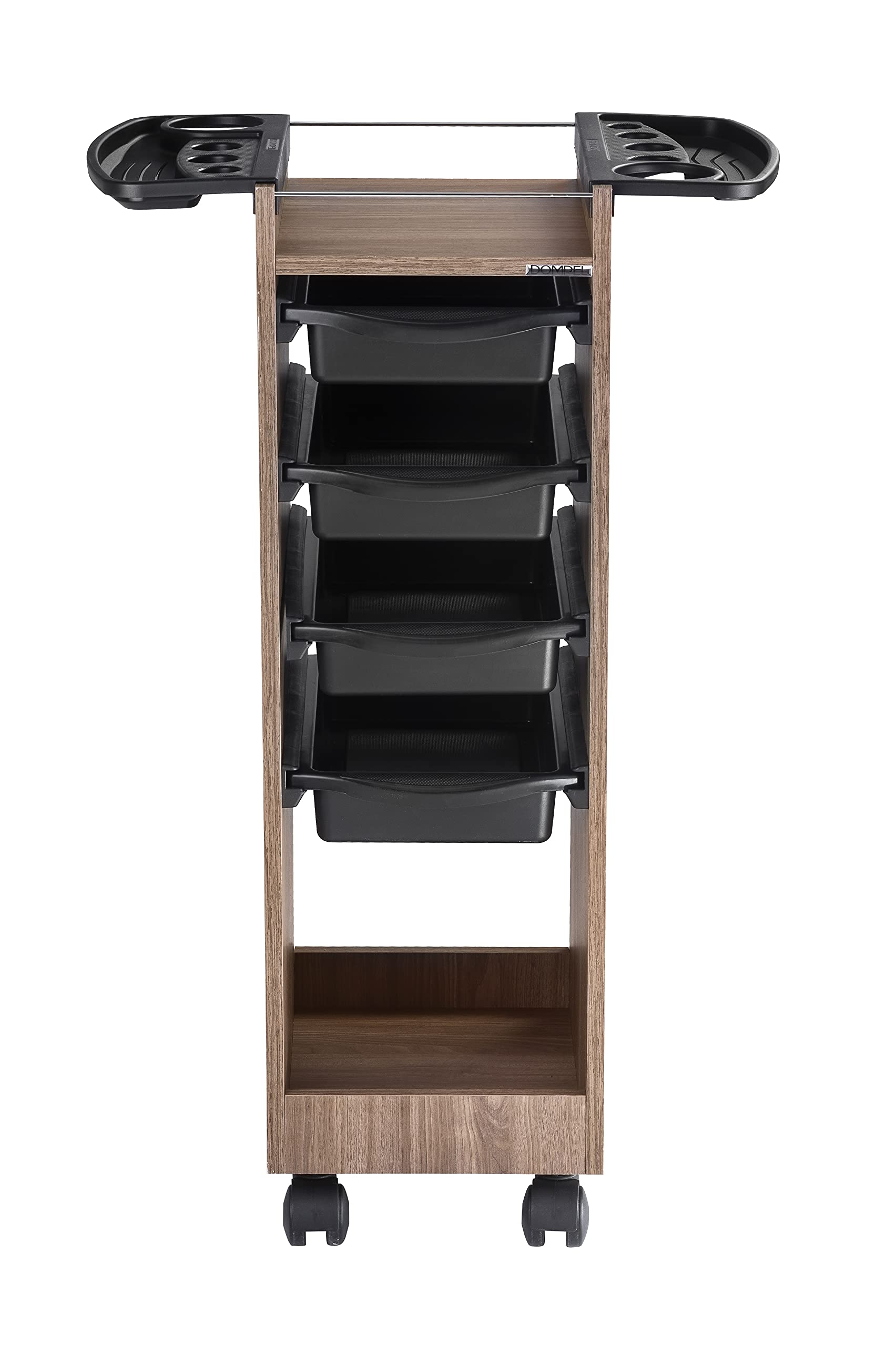 DOMPEL Carro de Mantenimiento Profesional Roma 4 Cajones con Ruedas - Marron Madera