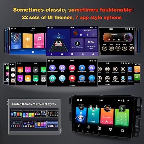 Miniatura 3 de SWTNVIN Radio estéreo para coche Android 11 reproductor de DVD para GMC Sierra Yukon Chevrolet Buick Chevy Silverado Double Din 7 pulgadas