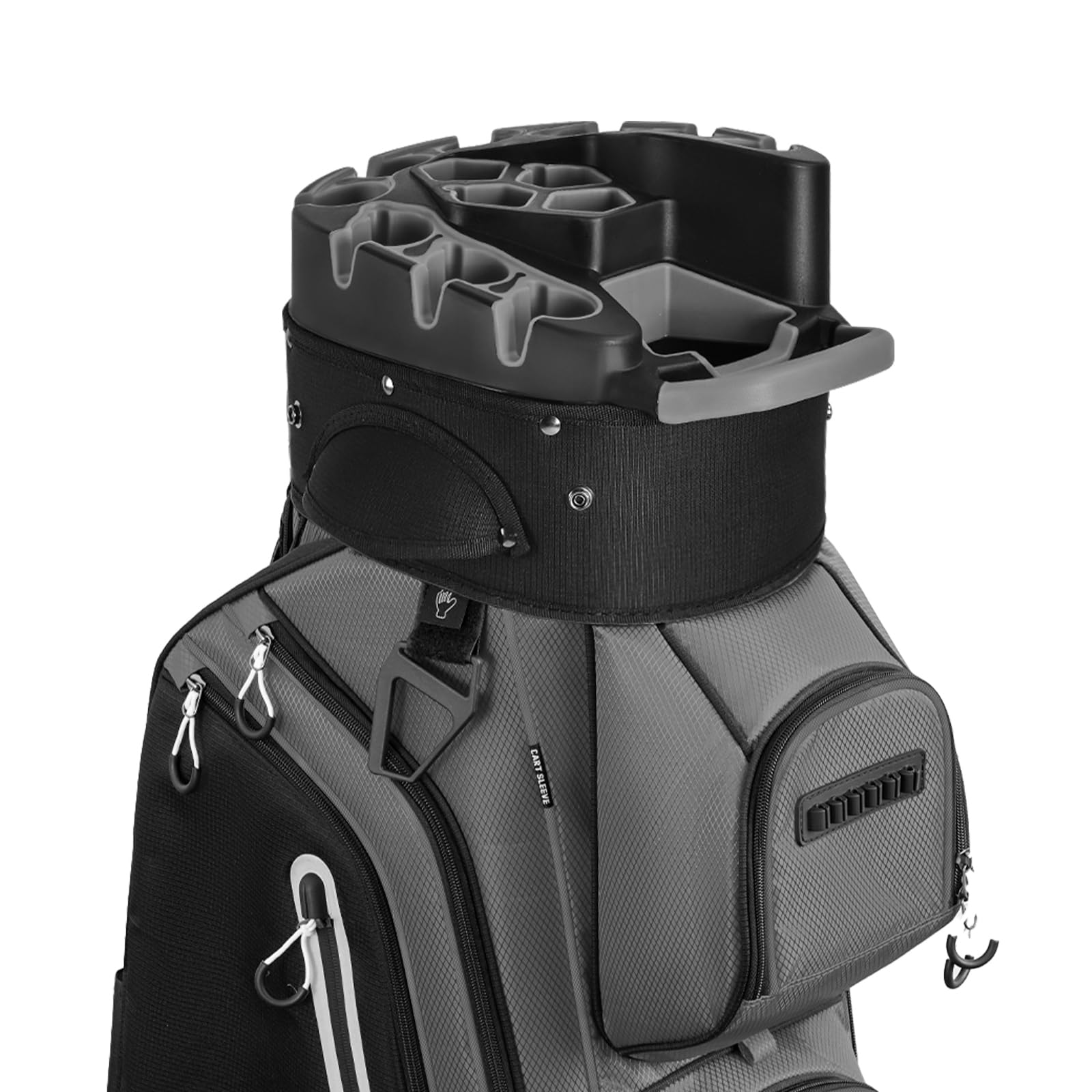 14-Way Golf Cart Bag Pro with Full Length Divider Top, Golf Bag for Men with Handles and Rain Cover