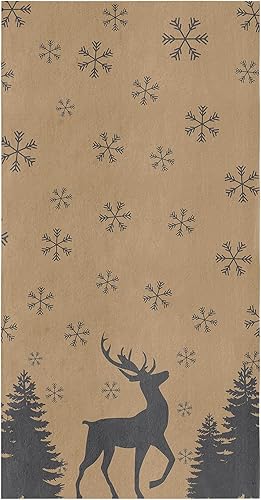 Juego de toallas de mano para platos paños de lavado bosque de Navidad alce ciervo copo de nieve trapos de limpieza paños de cocina baño regalos 1