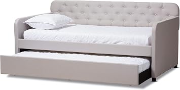 Baxton Studio Daybeds Twin Beige