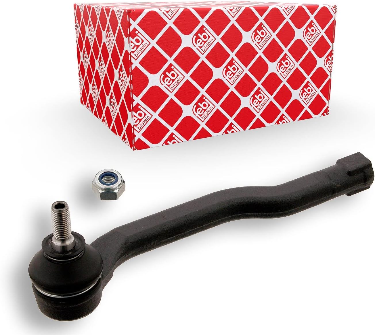 febi bilstein 30527 tie rod end with lock nut (front axle left) - Pack of 1