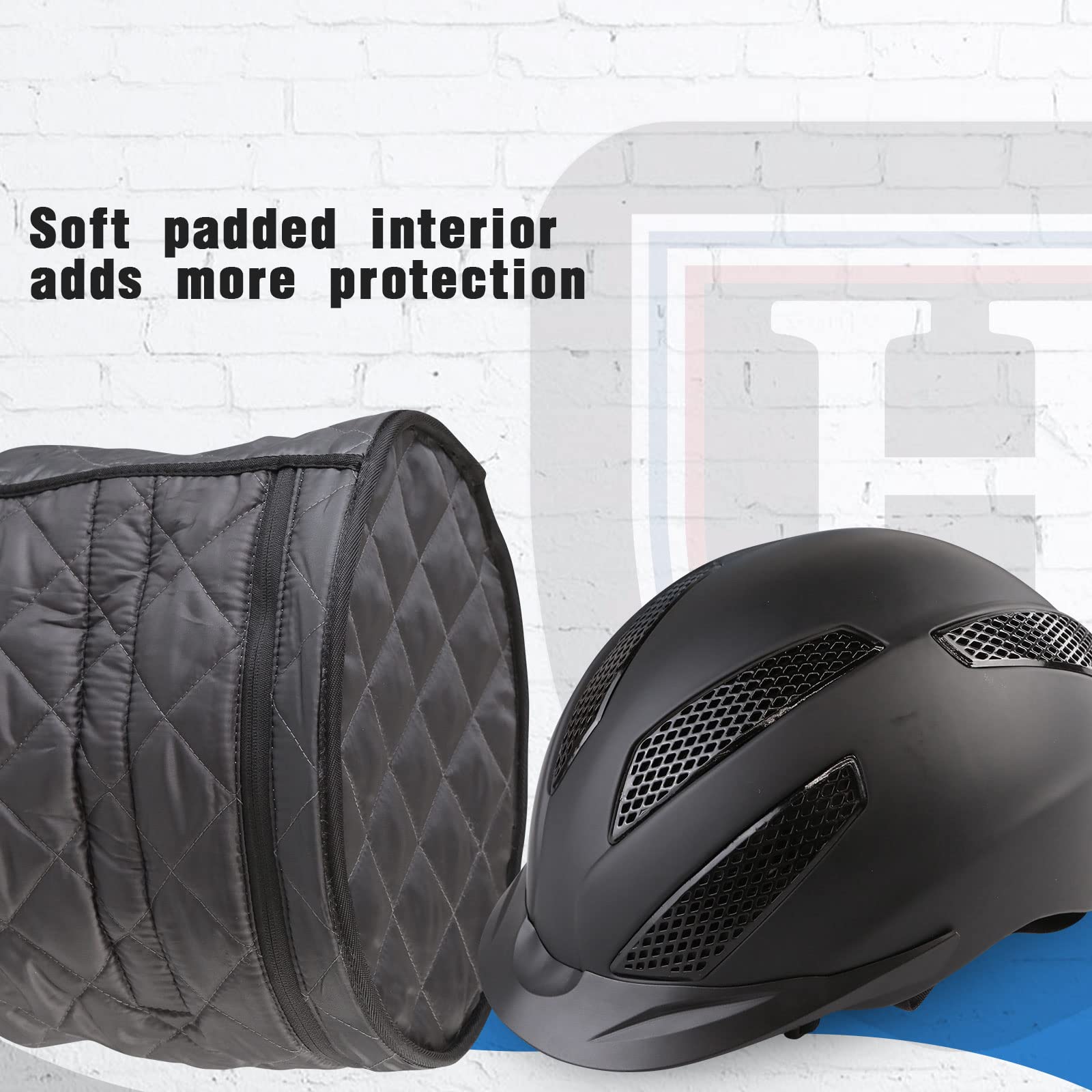 Harrison Howard Borsa impermeabile per casco da motociclismo equestre