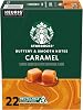 Starbucks K-Cup Coffee Pods, Caramel Natural Flavoured Coffee for Keurig Coffee Machines, 100% Arabica, 1 Box 22 Capsules