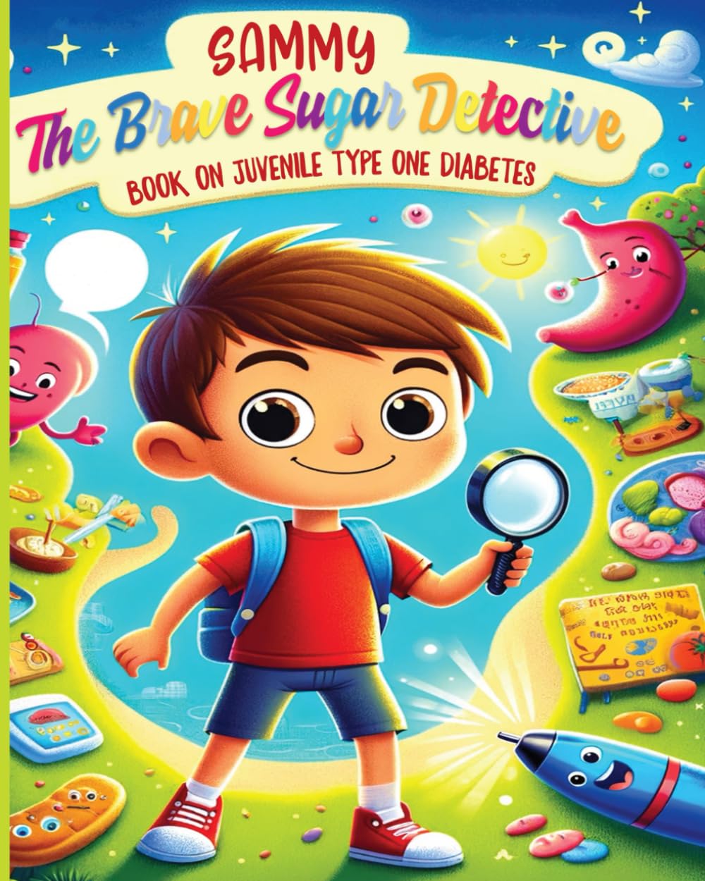 SAMMY The Brave Sugar Detective BOOK ON JUVENILE TYPE ONE DIABETES: An Adventure in Understanding T1D for Kids