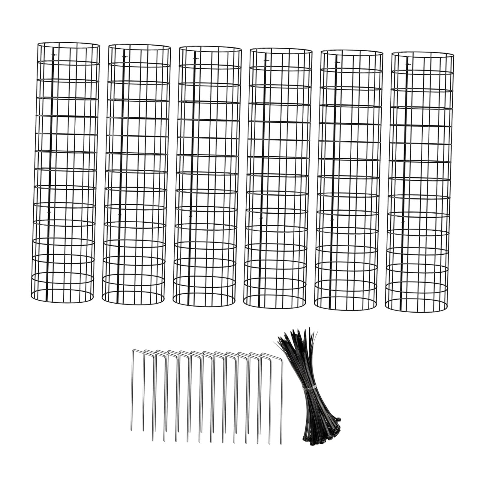 Tree Trunk Protectors Easy Assembly Practical Sturdy Damaged Bark Protectors 6pcs Other Plant Care & Accessories | Plant Care, Soil & Accessories | Gardening Supplies | Y-image-2