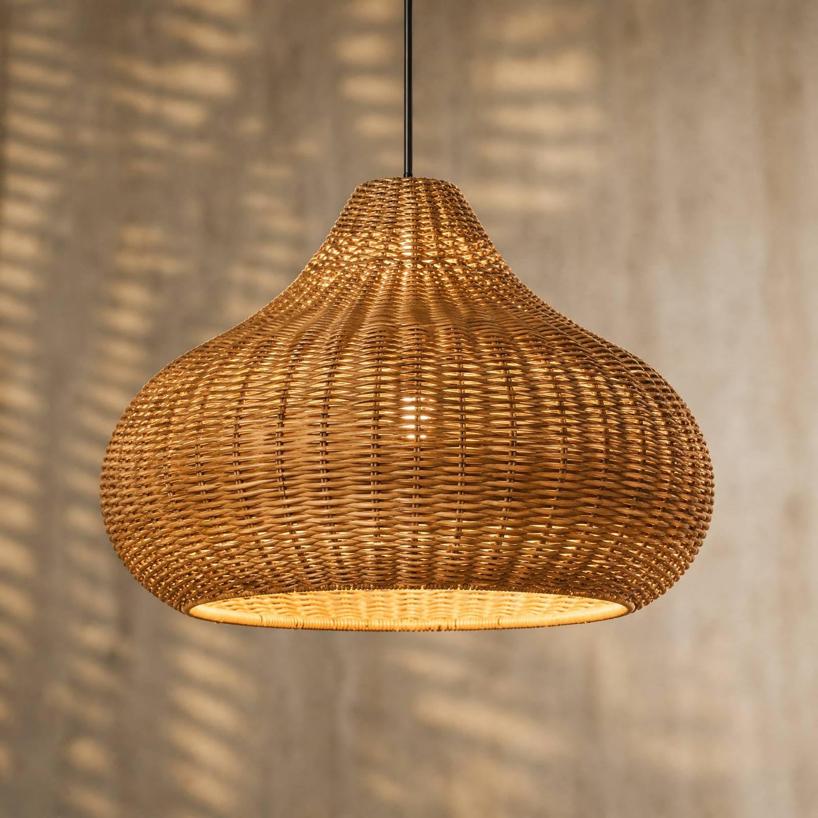 Lucande lampada da esterni dimmerabile (Country) colore Ocra, in Legno Sospensione