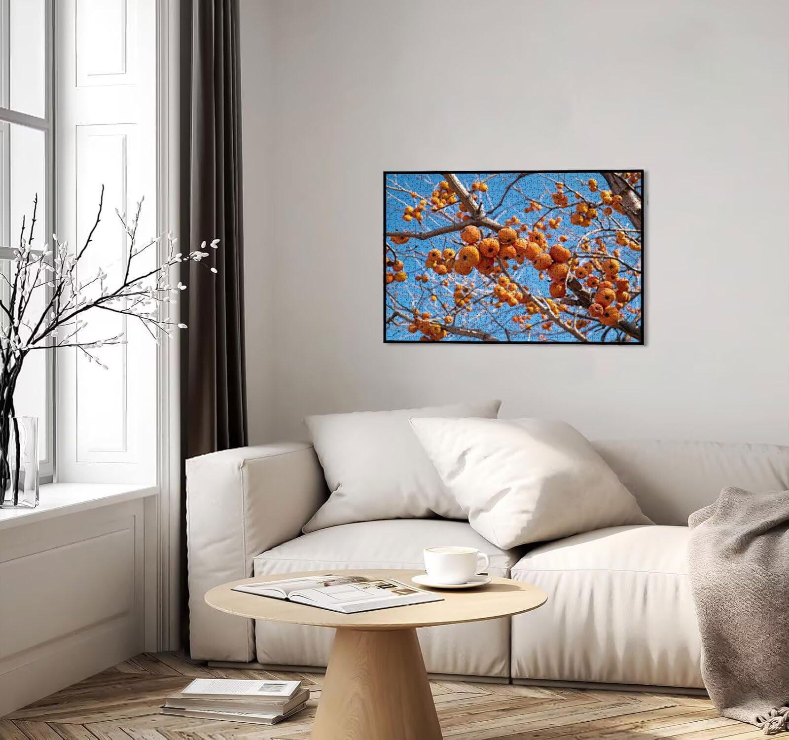 Puzzle dla dorosłych 1000, owoce drzewa, 1000 elementów, puzzle dla dorosłych, klasyczne gry edukacyjne, gry i zajęcia rodzinne, do dekoracji ścian domu, świetny pomysł na prezent R0KH-804