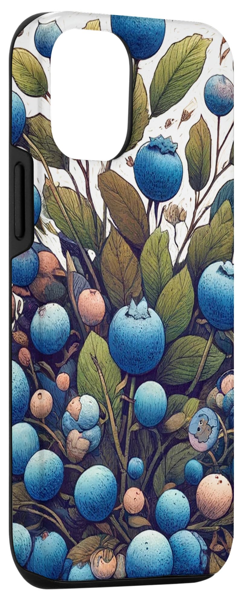 iPhone 14 Wild Blueberry Bush Case - Image 3