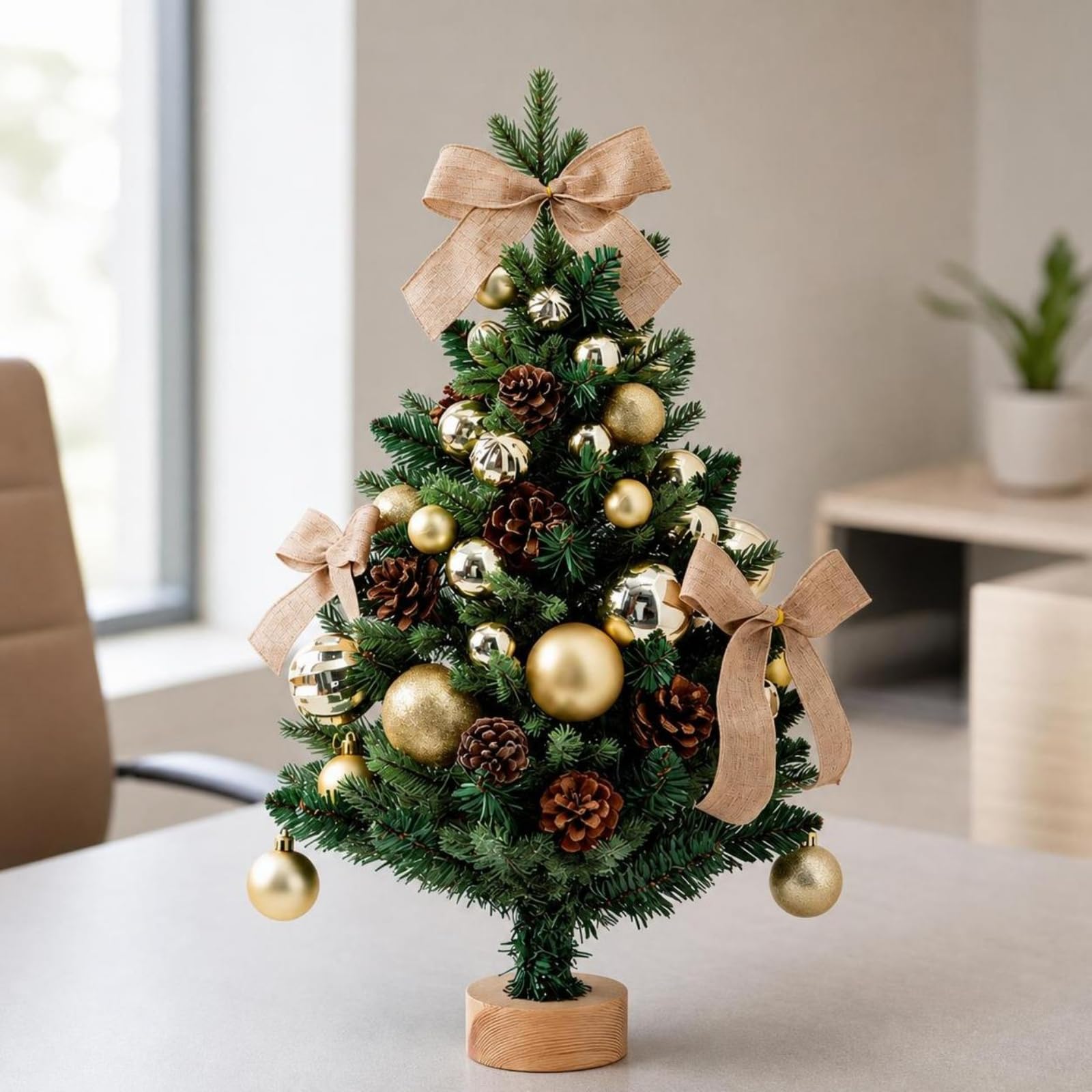 Albero di Natale Artificiale Predecorato, 60 Cm