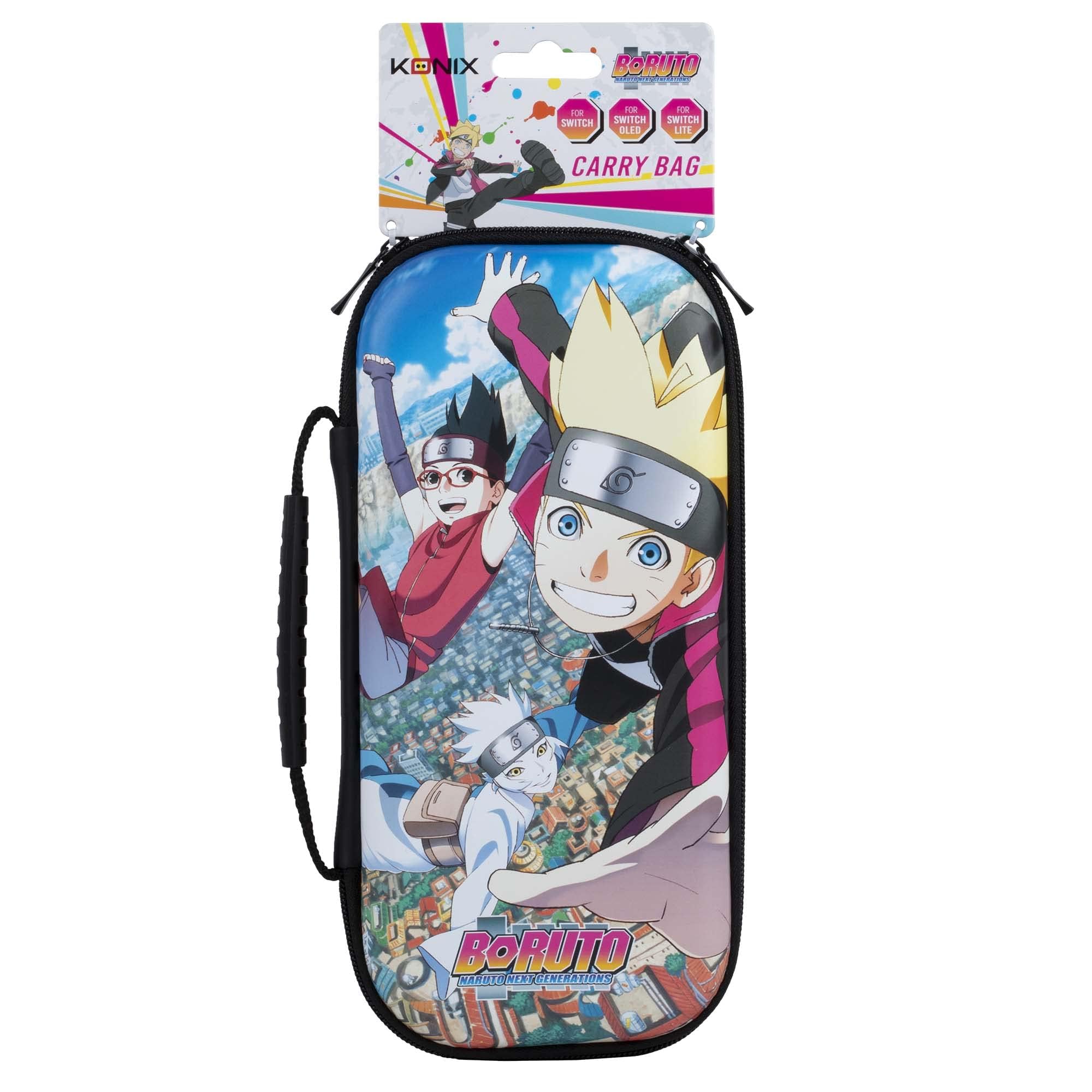 Konix My Hero Academia Funda de protección y Transporte para Nintendo Switch, Switch Lite y Switch OLED - 8 Juegos - Diseño My Hero Academia - Negro — view 41