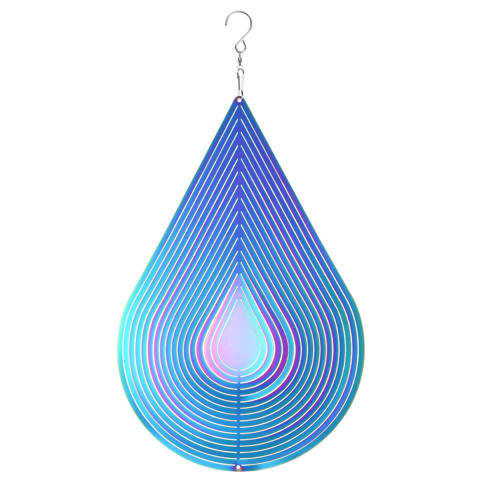 Wind spinner M METERXITY en acier inoxydable ornement cinétique 3D durable pour jardin