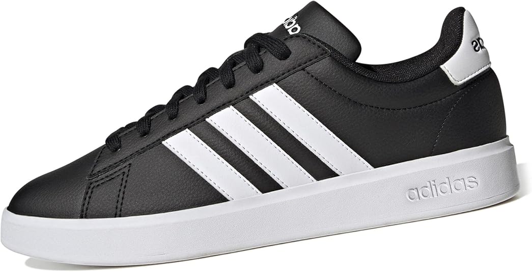 Adidas Tenis Hombre Negro GW9196 Grand Court 2.0 Uso Casual Talla 26.5 CM Mex EQUIVALE A 8.5 US 