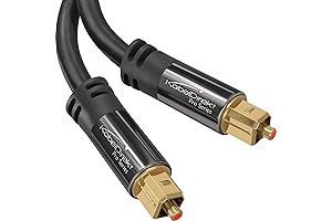 15 ft TOSLINK Cable, Digital Optical Audio Cable