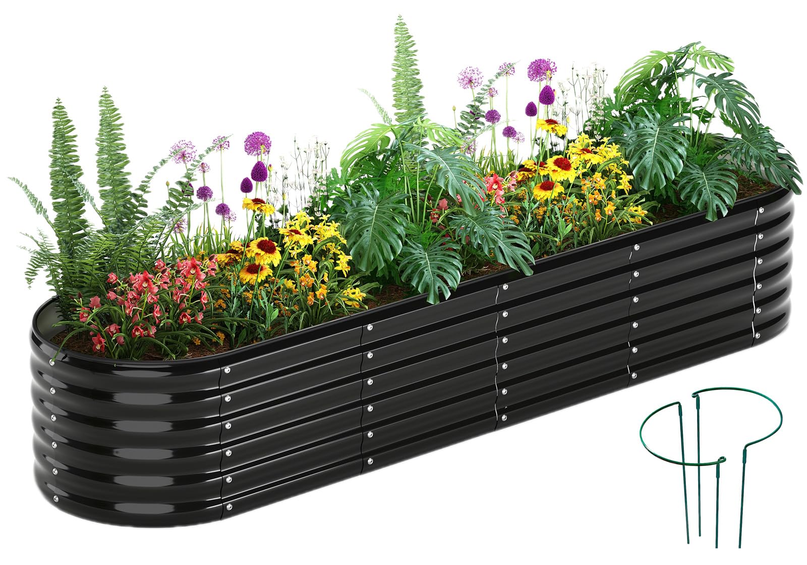 Galvanized Metal Raised Garden Beds - ZFHgarden -14