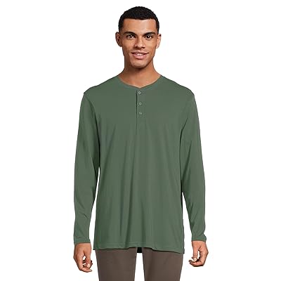 PACT Softspun Long Sleeve Henley Men